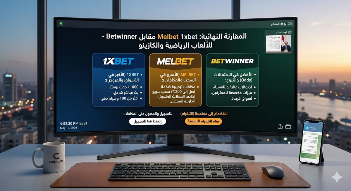 المقارنة الشاملة: Gooobet و Melbet و Betwinner - أيهما تختار في 2026